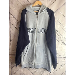 Men's Sean John Hoodie XXXL Light Blue Navy